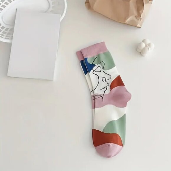 Picasso Abstract Paintings Socks - Picture 12 of 16